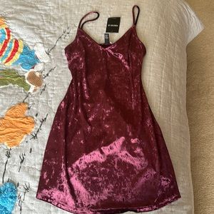 NWT Forever 21 Red Velvet Dress